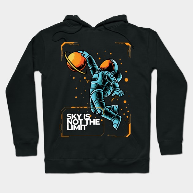 Sky is not the limit Hoodie by onemoremask